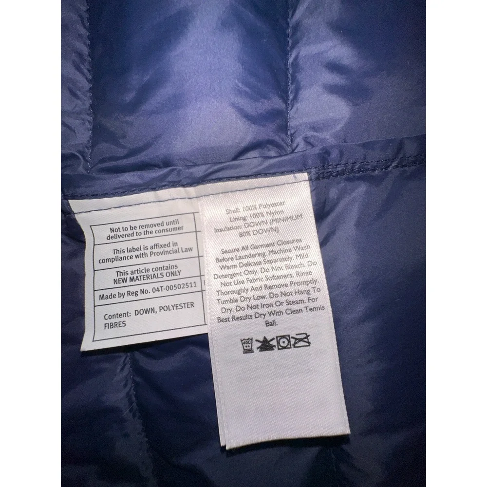 Eddie Bauer Mens Hooded Puffer Vest Heathered Gray Quilted Zip Sleeveless xs